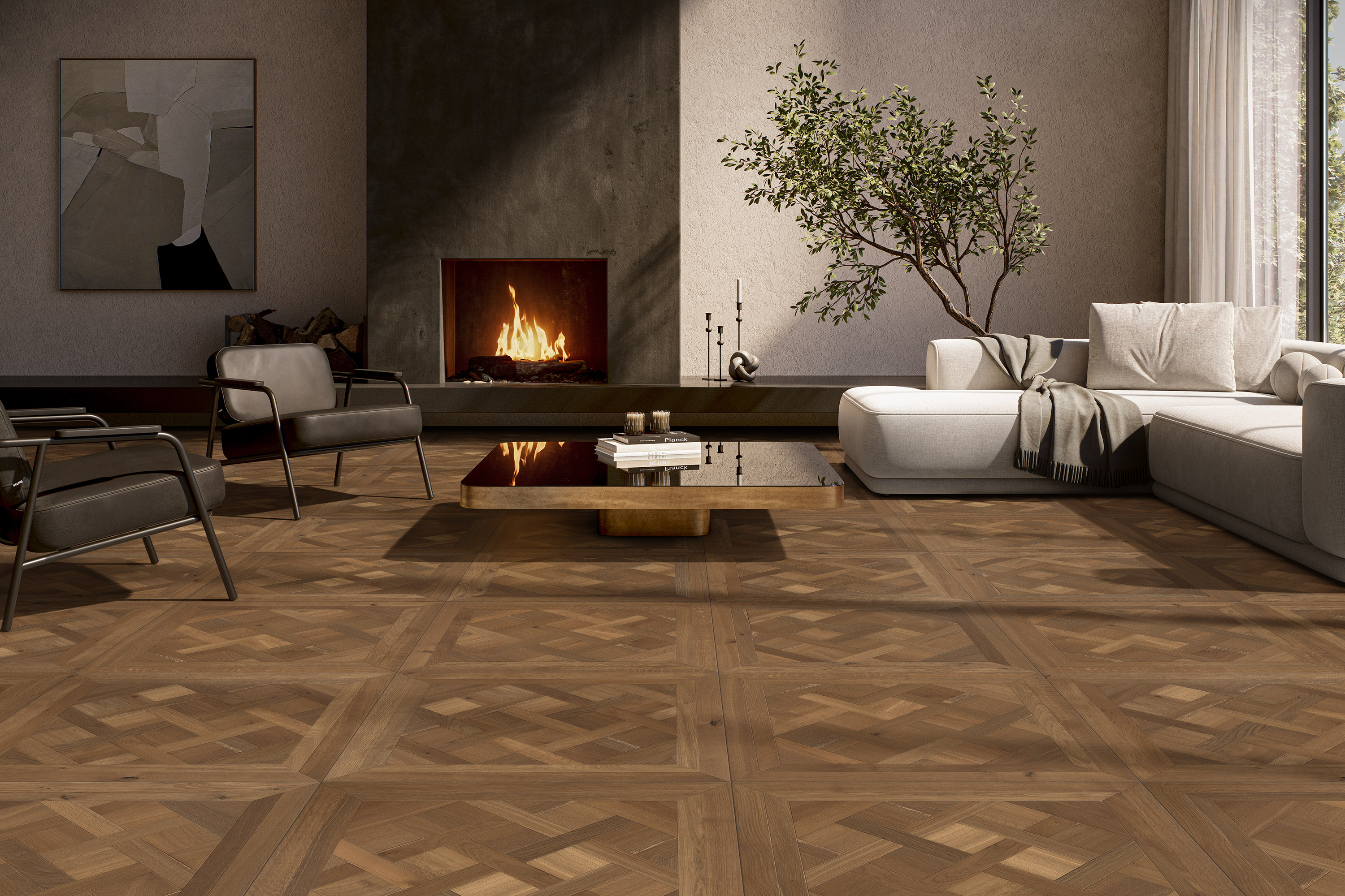 Rift Parquet - 31.5" 15mm Engineered Hardwood